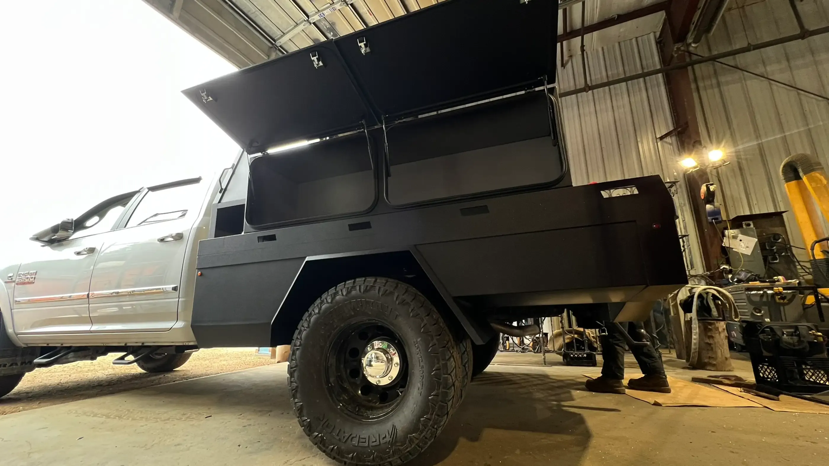 Boondock Decks Truck Flat Deck and boxes